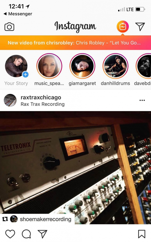 Músico: Poste seus vídeos verticais mais longos no Instagram com a IGTV!