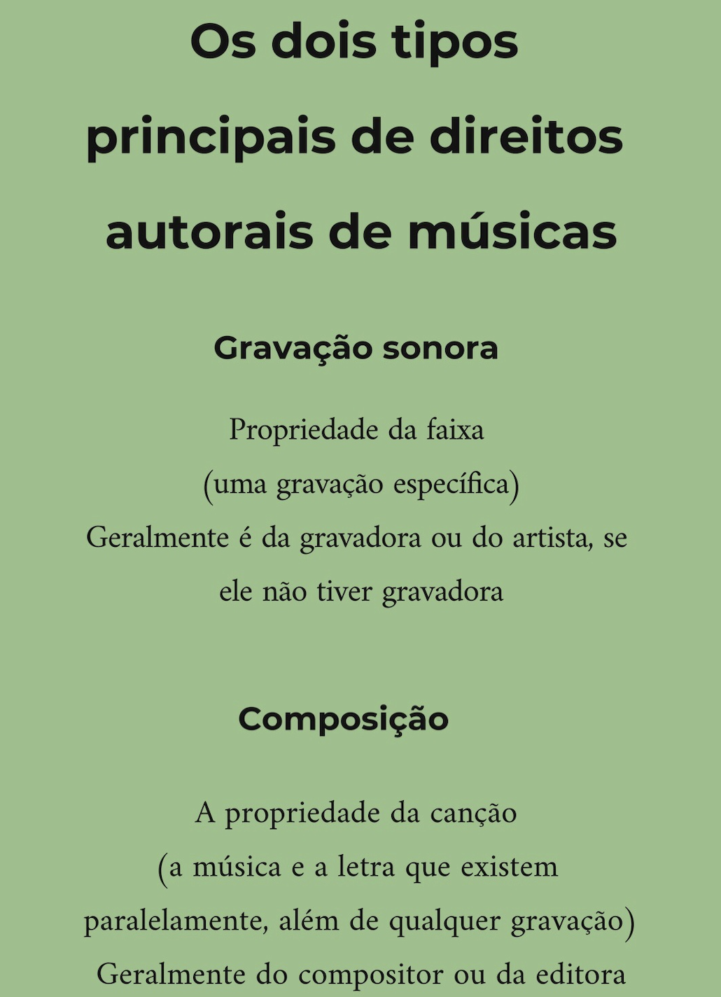 Direitos Autorais Para Músicos | SomosMúsica